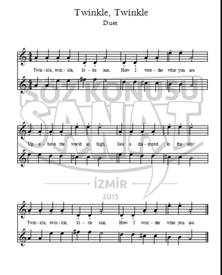 Twinkle-Twinkle-Little-Star-Keman-Notası Twinkle-Twinkle-Little-Star-Keman-Notası